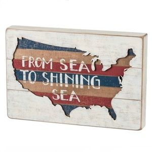 From Sea to Shining Sea Patriotic America Decor